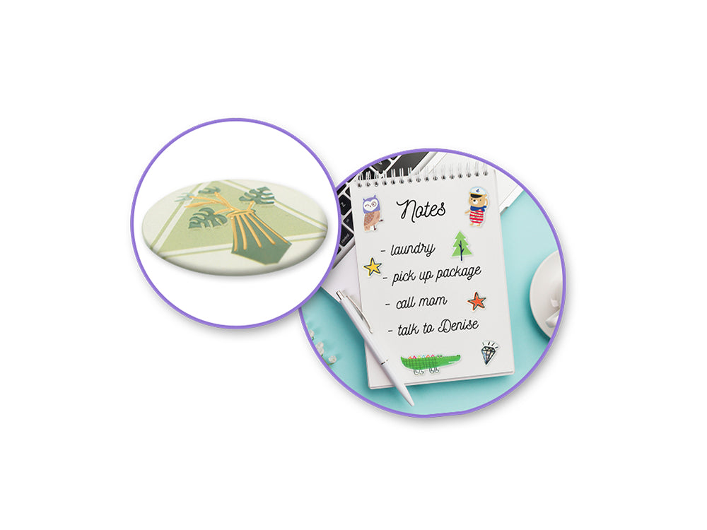 Paper Craft Sticker: 25cmx10cm 3D Puffy Foil J) Geometric Abstract