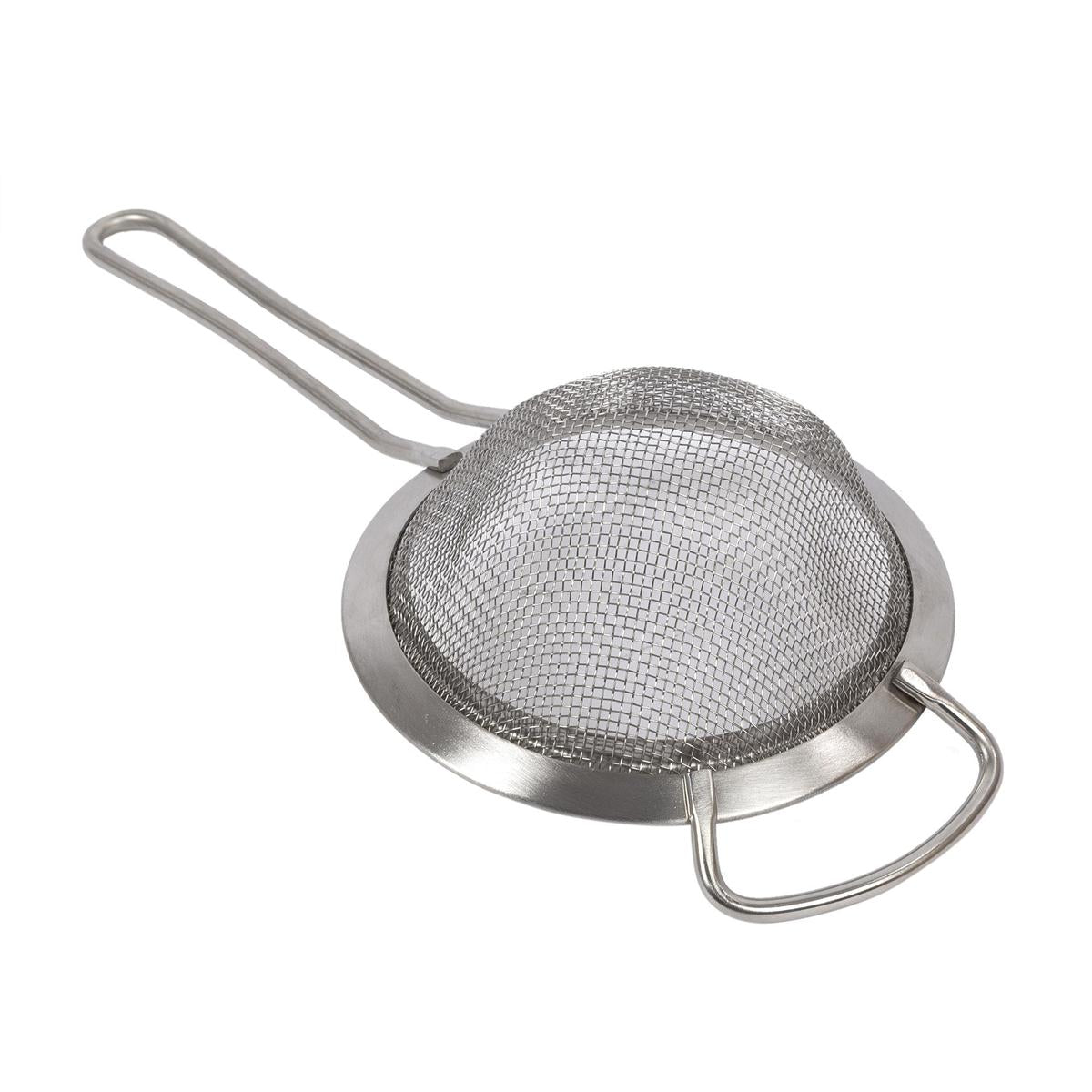 L.Gourmet 4" S/S Mesh Strainer Strainer w/ Rect.Support (CP)