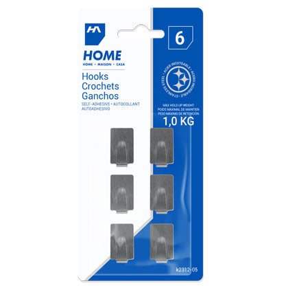 HOOKS-STAINLESS STEEL-SQUARE-S