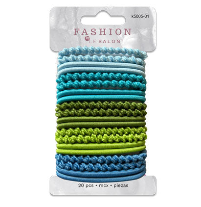 HAIR ELASTIC - 20 PCS 8*14CM