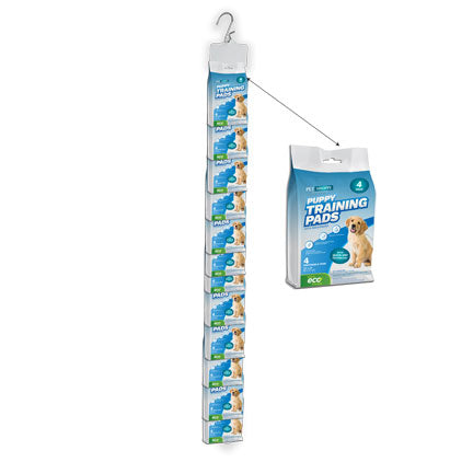 PUPPY TRAINING PADS - 4PCS CLiP-STRIP 12/UNITS