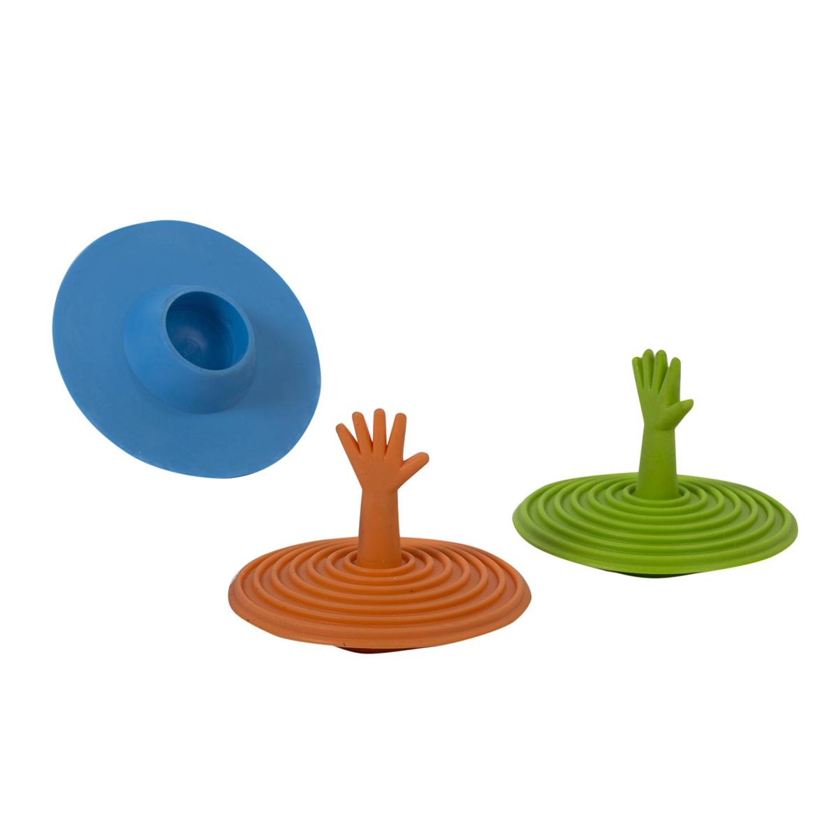 H.E., "Hand" Sink Stopper, 3 cols., b/c