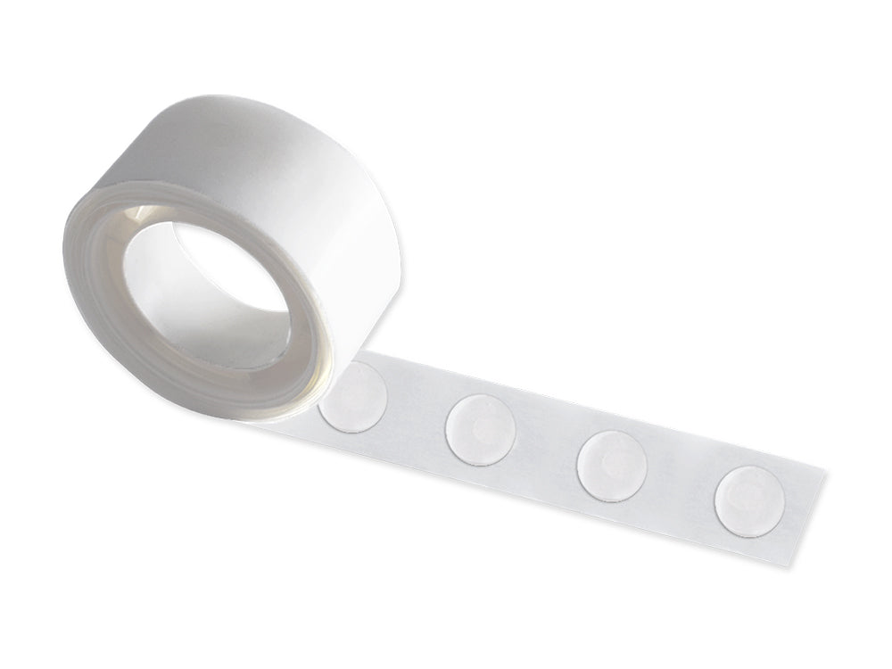 Wonder Dots: 10mm Round Double-Sided Clear Super-Tack 80pc Flat