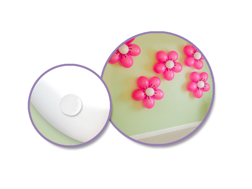 Clear Glue Pads: 1/2" Round 56pc High-Tack Flat Acid free