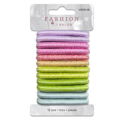 HAIR ELASTIC - 12 PCS 8*14CM