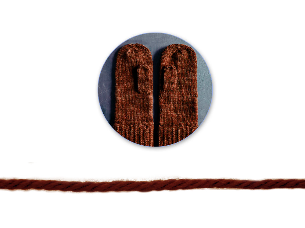 Needlecrafters: 50g Acrylic Yarn Standard Ball Dyed Q) Caffé