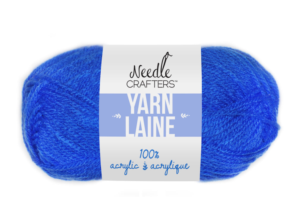 Needlecrafters: 50g Acrylic Yarn Standard Ball Dyed O) Blueberry