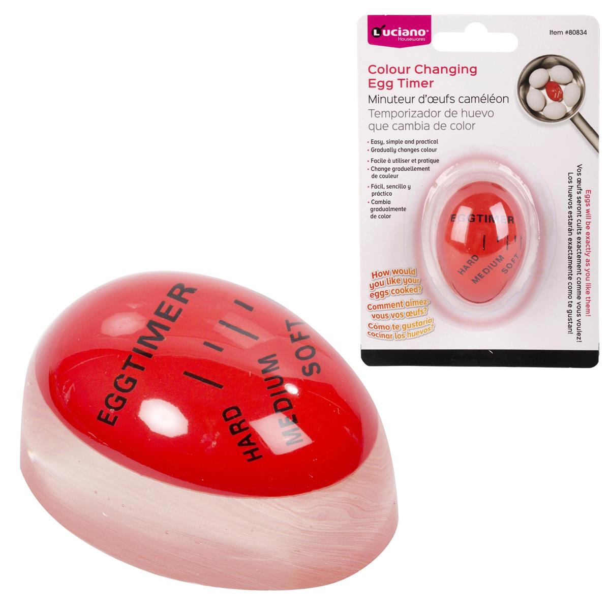 Luciano Colour Changing Egg Timer, b/c (HZ)