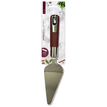 CAKE SERVER- AUBERGINE HANDLE 27.5*6CM