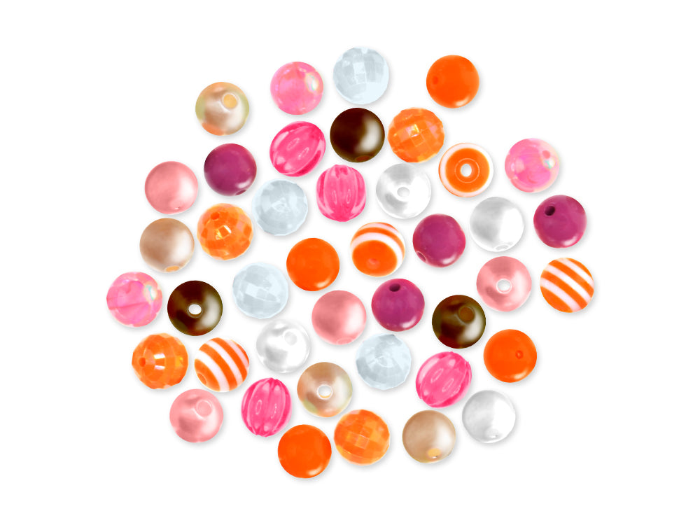 Plastic Fashion Beads: 42-45pc Posh Mix-Packs B) Fresh