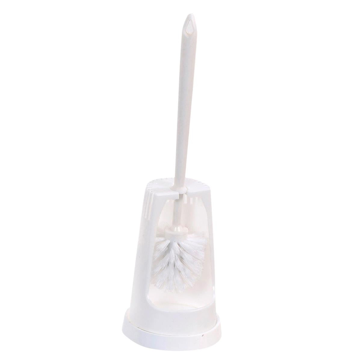 Action-1,14"L Toilet Brush w/Holder, White (A3-14852)