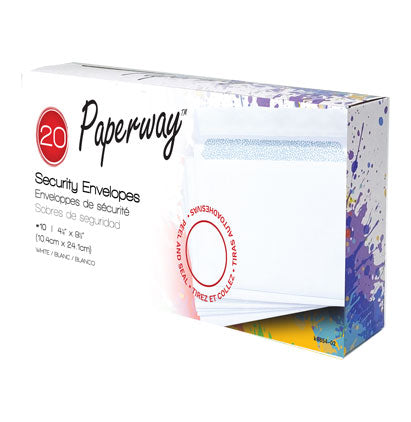 ENVELOPES #10 SECURITY - 20