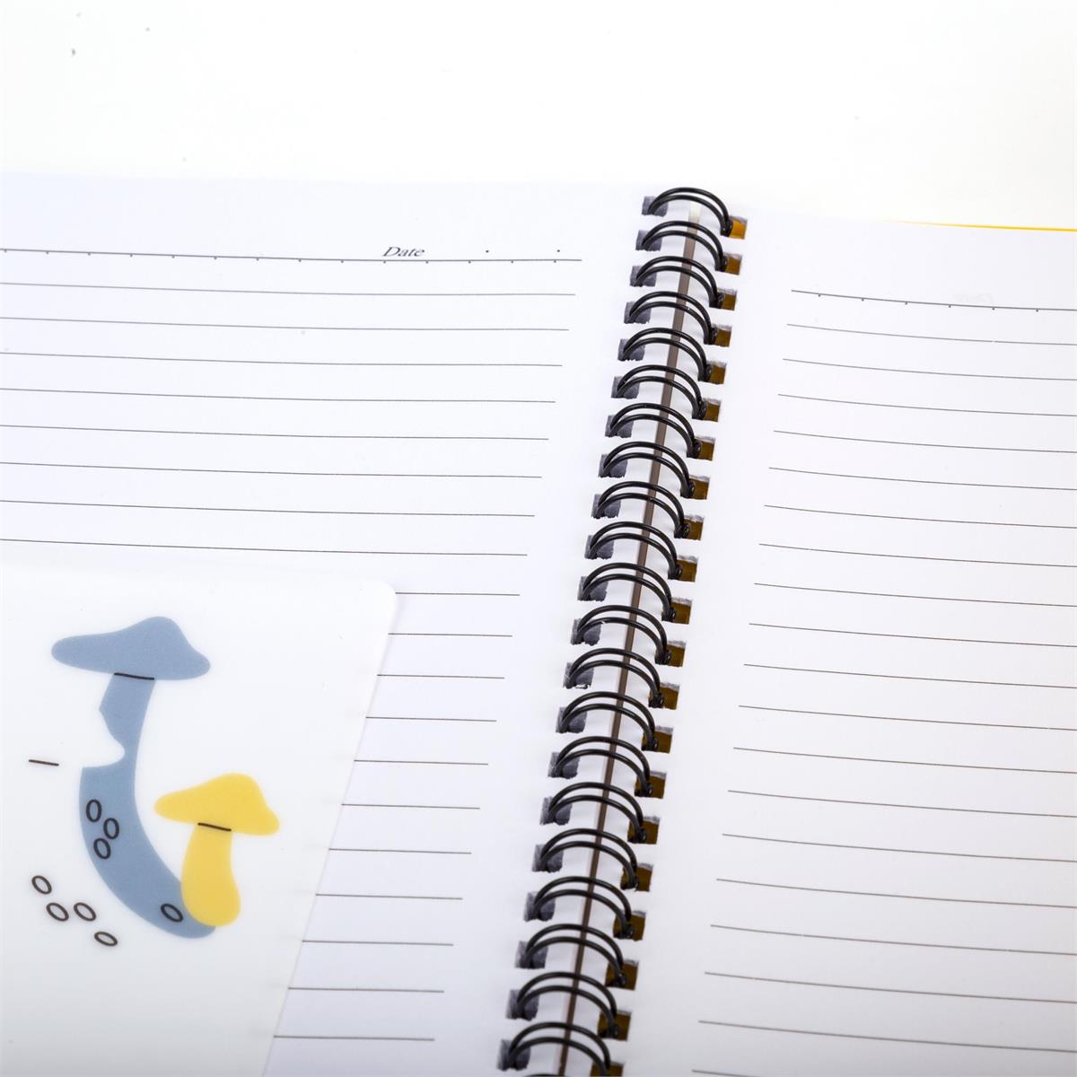 O. Wks, 140-pg 8.25 x 11.5" Ruled Notebook, 3 col., opp bag