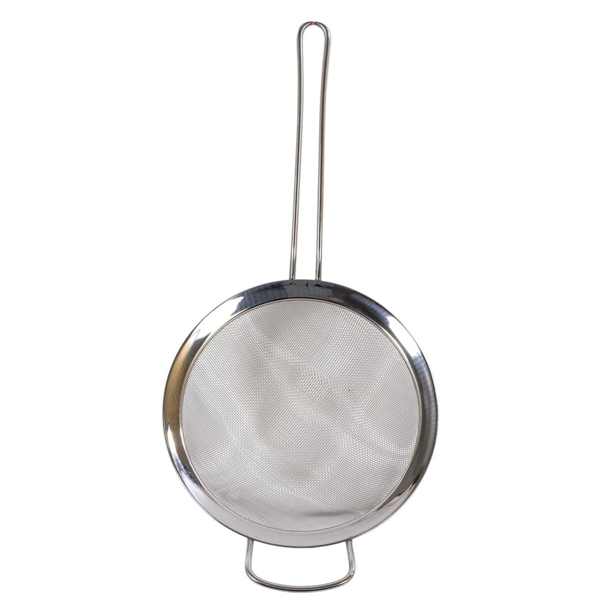 L.Gourmet 8" 16 Eyes S/S Mesh Strainer w/ Rect.Support (CP)