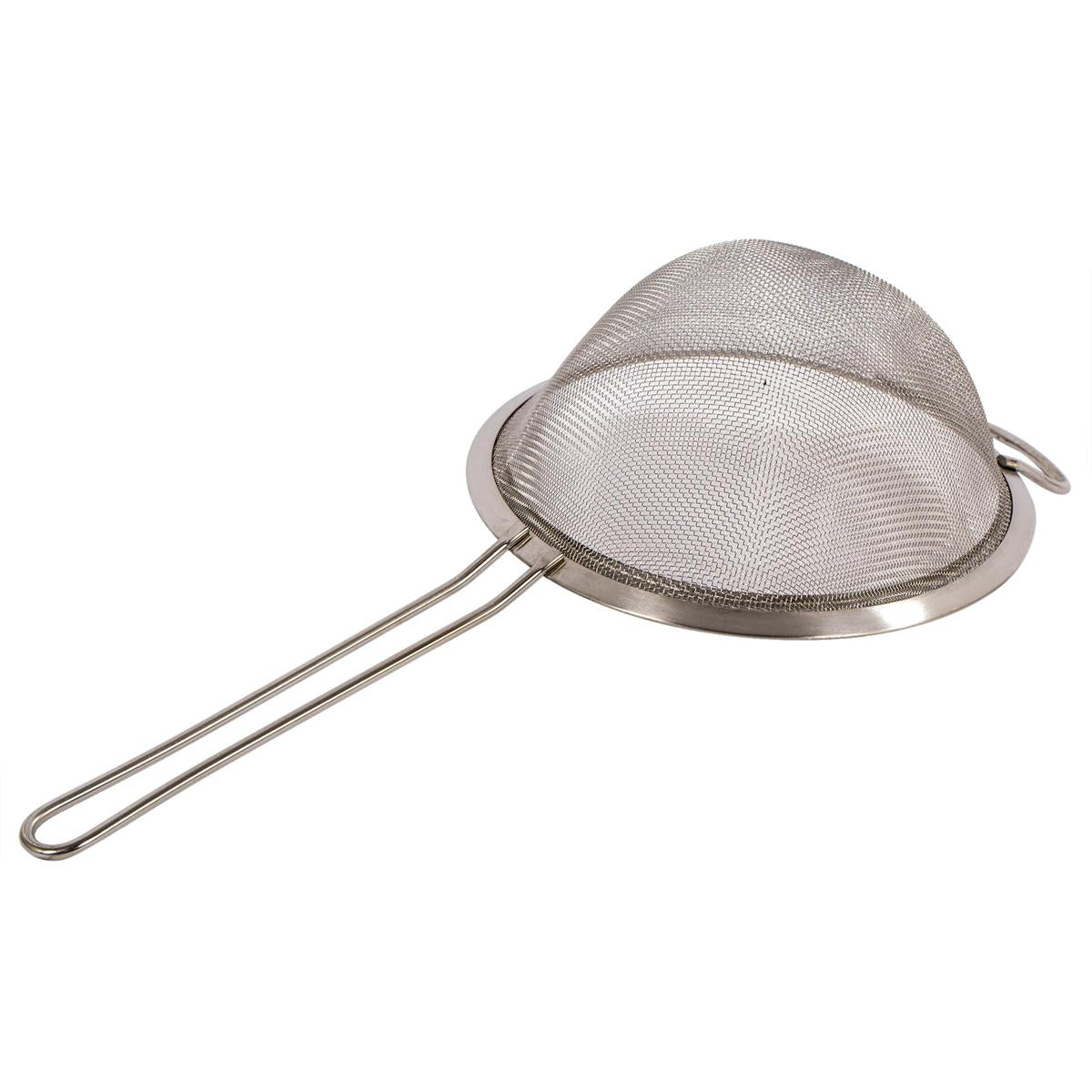 L.Gourmet 8" 16 Eyes S/S Mesh Strainer w/ Rect.Support (CP)