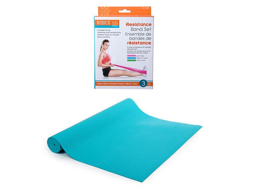 Bodico Fit, y.mat + bands, Blue, Blue