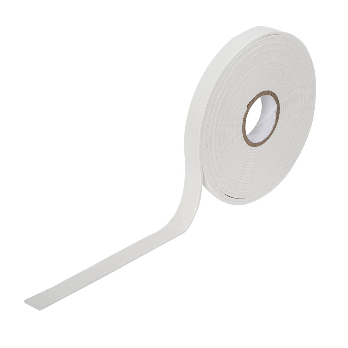 H.E,.Double-sided Foam Tape, Blister Card,1/2" x 120' (83383)