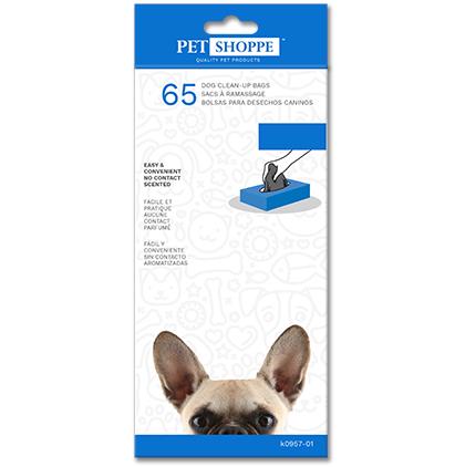 DOG CLEAN-UP BAGS - 65PCS/BOX
