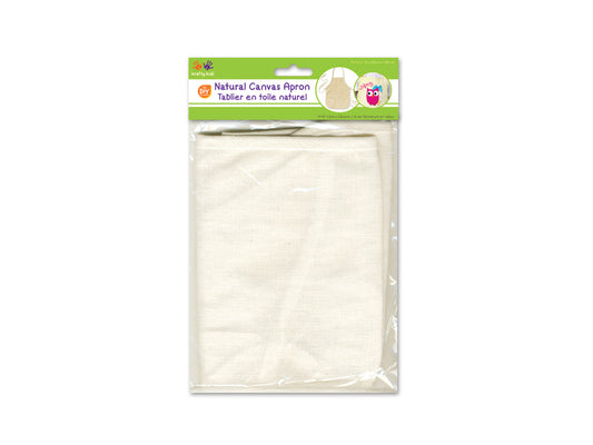 Krafty Kids: Less-Of-A-Mess DIY KIDS Canvas Apron w/Velcro Closure 13.5"x19"