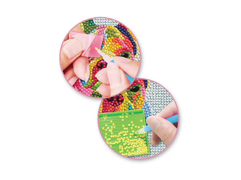 Stretch Artist Diamond Painting Canvas Kit: 7.9"x7.9" Primed Back-Stapled B) Dog