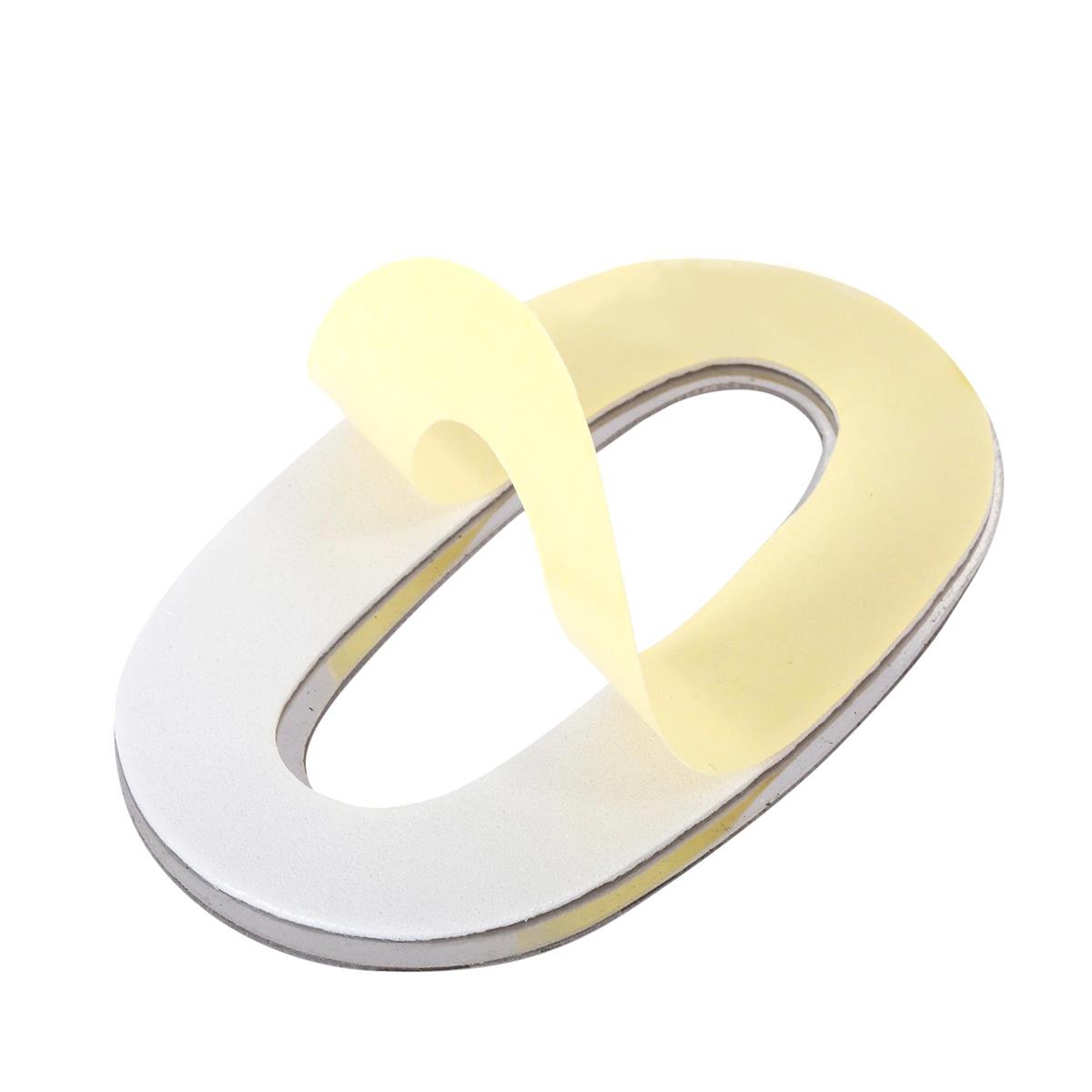 H.E. 3"#0 Adhesive Number Sign, SS B/C