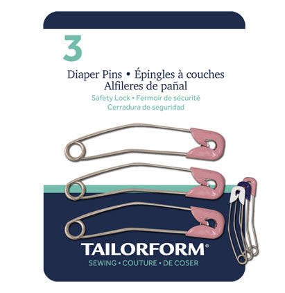 SNAP LOCK DIAPER PINS