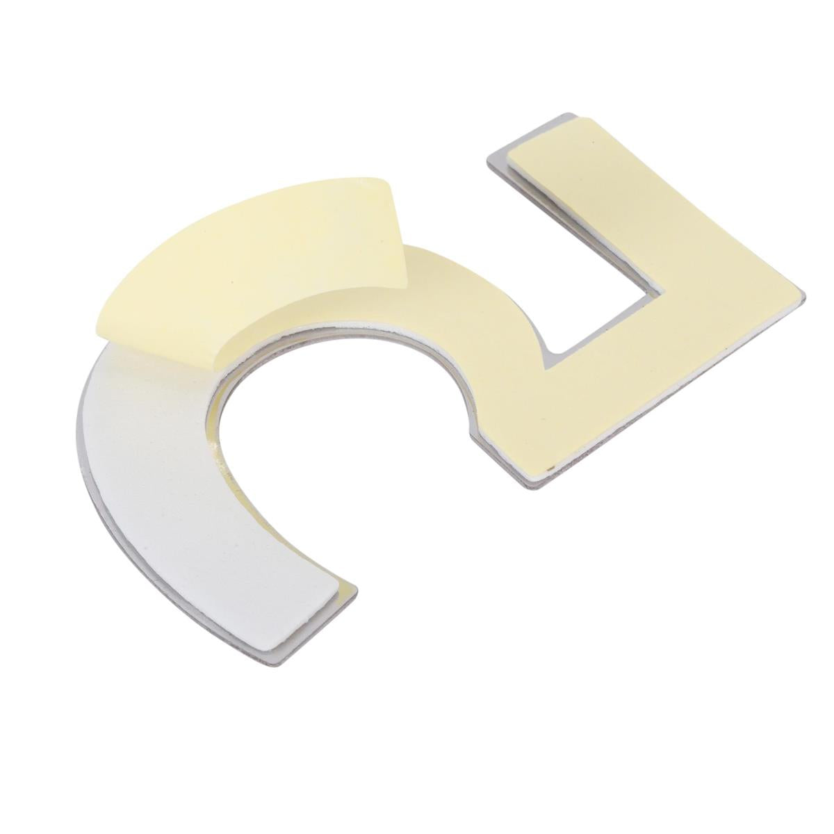 H.E. 3"#5 Adhesive Number Sign, SS B/C
