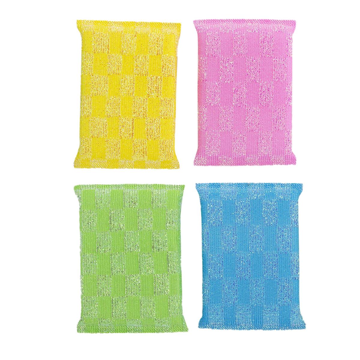 Action-1 2-PC Scrubbing Dish Sponge Printed Bag, 2 Asst.