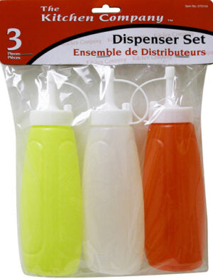 Dispenser Ketchup/Mustard 3Pk