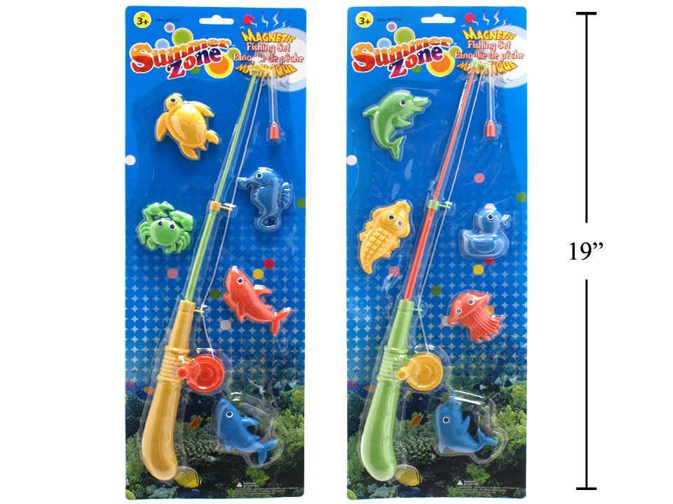 Summer Zone Magnetic Fishing Set, 2 styles, b/c