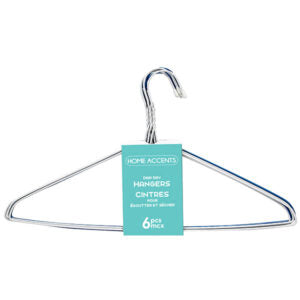 Hanger Vinyl Drip Dry 6Pk