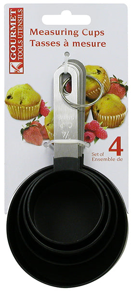 Measuring Cup Black 4Pc