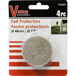 Felt Pad Protector Round 4Pc