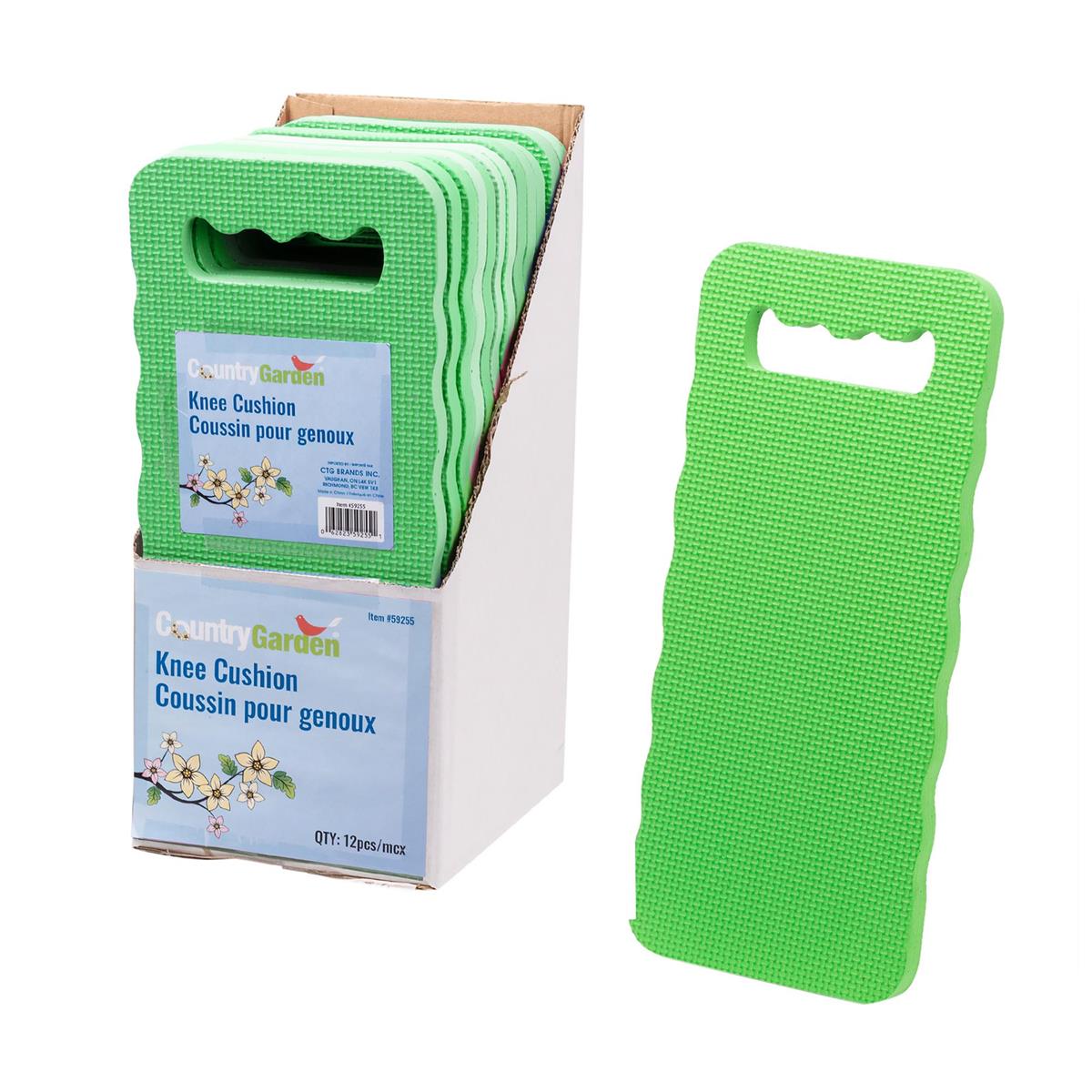 Garden E. Knee Cushion In Display, 7"x15-3/4", insert, 12/Display