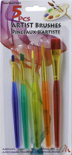 Artist Paint Brush 5Pk