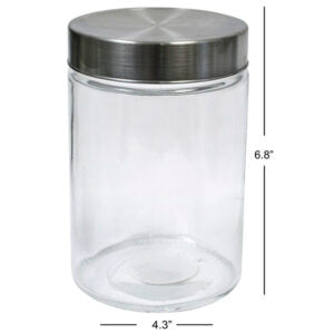 Glass Jar Round