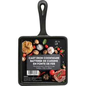 Cast Iron Mini Fry Pan Square