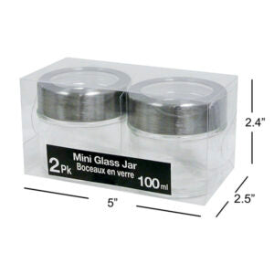 Mini Jar with Window Lid 2Pk