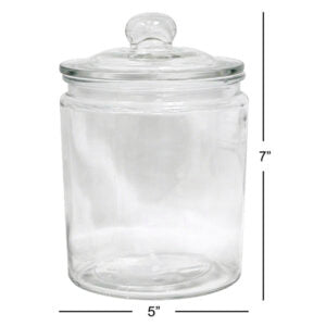 Jar with Glass Lid