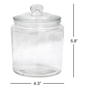 Jar with Glass Lid