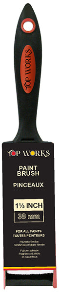 Paint Brush with Rubberized Handle