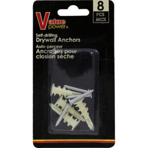 Drywall Anchor & Screws 8Pk