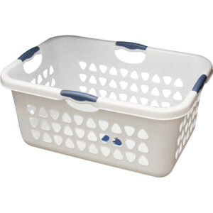 Laundry Basket White Rectangle