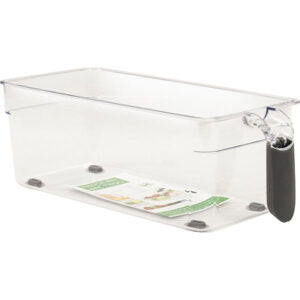 Fridge Bin with Silicone Handle & Bottom