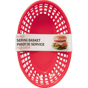 Red Burger Basket 4Pk