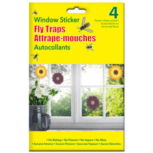 Fly Trap Window Sticker 4Pk