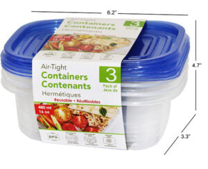 Multipack Container Rectangular 3Pk