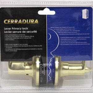 Lock Privacy Lever Brass