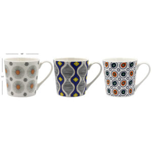 Mug Bone China Pattern