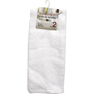 Towel Hand 2Pk White